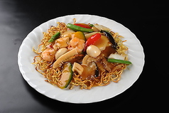 五目あんかけ焼きそば