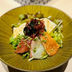 豆富と海の恵みサラダ