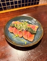 料理メニュー写真&nbsp;黒毛和牛タタキ