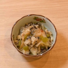 つぶ貝のわさび和え