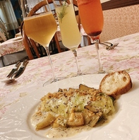 お料理とワインのマリアージュ。