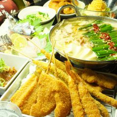 名物もつ鍋！料理11品+2h飲み放題付4158円～