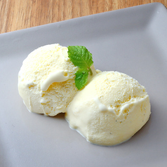 バニラアイス