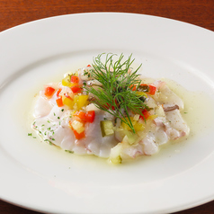 岩ダコのカルパッチョ