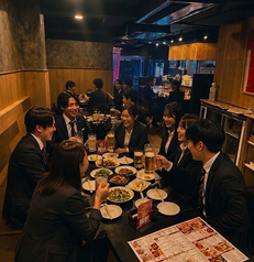 会社の飲み会、友人同士の飲み会等でもご利用頂けます♪楽しいひとときをお過ごし下さい♪