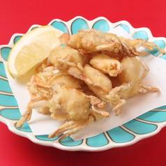 小がにの唐揚げ