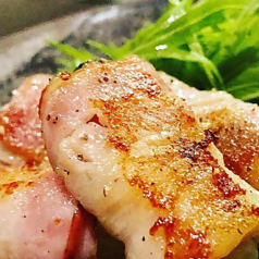 牡蠣のベーコン巻きの写真