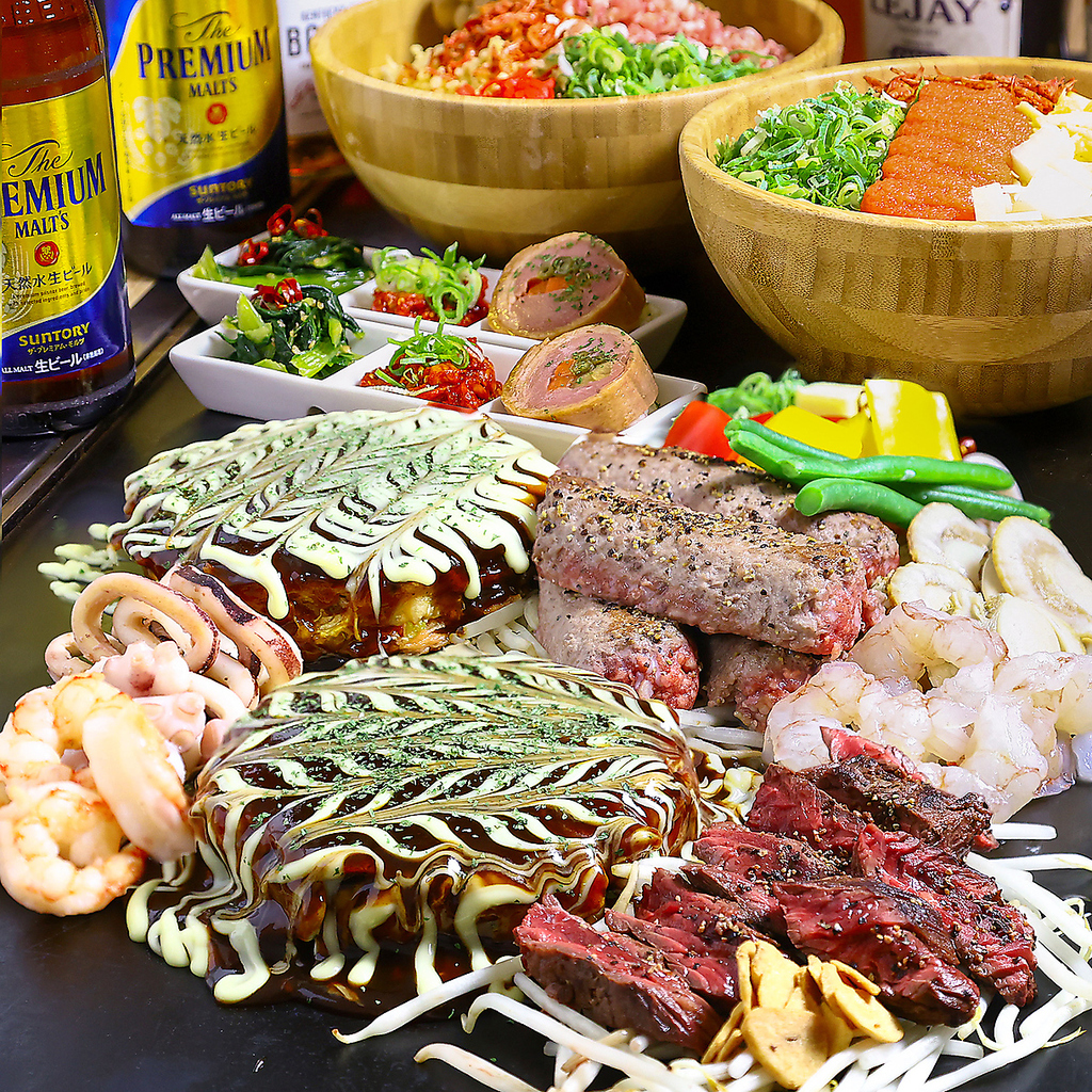 2時間飲み放題付コース4500円～