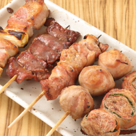 串焼きの種類が豊富！