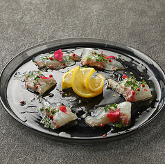 鮮魚のカルパッチョ レモンヴィネグレットソース