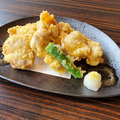 料理メニュー写真 阿波尾鶏の唐揚げ／阿波尾鶏の天ぷら