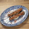 料理メニュー写真&nbsp;ジンギスカン串（塩orタレ）　1本