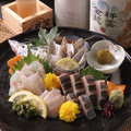 料理メニュー写真&nbsp;【本日の刺身盛り合わせ】刺身盛り合わせ 4種盛