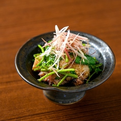 水ダコとクレソンの山椒ナムル