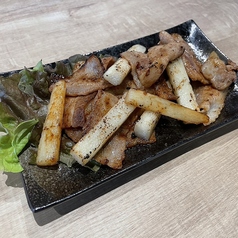 豚バラと長芋バター焼き 1人前