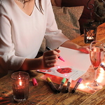 人気オプション！想い出の瞬間をいつまでも残す、世界に一枚のチェキ写真付きカード！