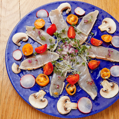 産地直送鶏のカルパッチョ