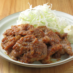 ひでじろう名物生姜焼き