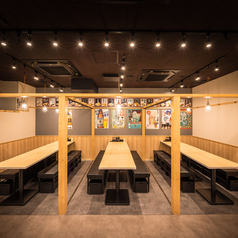 落ち着いた大人の個室空間●6名～8名様までご利用可能◎中人数規模のご宴会も対応致しますので、お気軽にお問い合わせくださいませ！！