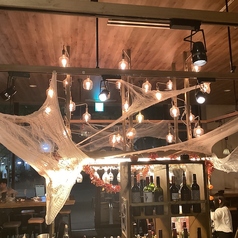 店内がハロウィンカラーに！