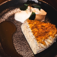 紅茶のチーズケーキの写真