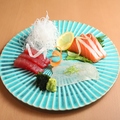 料理メニュー写真&nbsp;本日のお刺身盛り合わせ3種