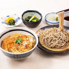 かつ丼と二八蕎麦御膳