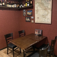 2名様～４名様の広々テーブル席