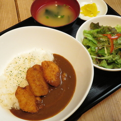 チキンカツカレー定食