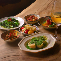 創作料理、中華料理多数ご用意♪