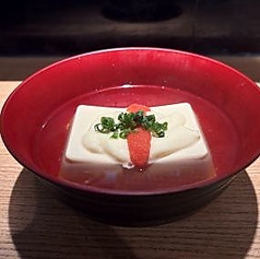 明太とろろの熱々豆腐小鍋
