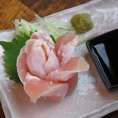 鳥わさ(朝〆鳥刺し)