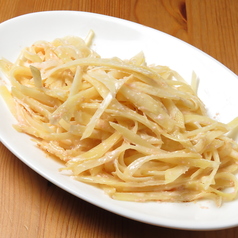 じゃがいもの明太子クリームソース