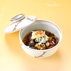 茄子と網茸の煮浸し