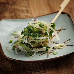 大根おろしと薬味のさっぱり手ごねつくね