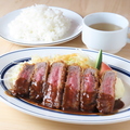 料理メニュー写真&nbsp;【名物】ヘレビーフカツ（100g）