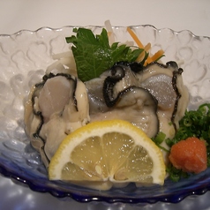 北海道　厚岸産かき　酢・フライ・長芋グラタンカキとキムチのオムレツ