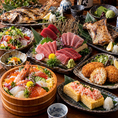飲み放題付きの宴会コースを3,500円からご用意。自慢の逸品で組んだコースは記念日やお誕生日のお祝いや、接待、宴会にもピッタリです。飲み放題メニューは、嬉しい生ビール付き！全50種以上のラインナップ。新橋エリアでおいしくてコスパ抜群の宴会ご用意します。