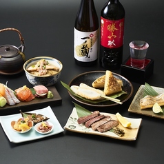 【旬まかせ】東北銘酒も飲み放題！牛タン・金華さば・笹かま等 仙台名物と地酒を堪能 90分 5,500円(税込)の写真