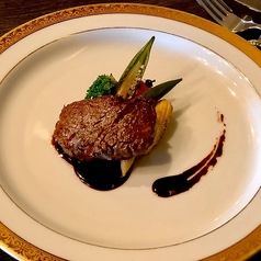 和牛ヒレ肉のステーキ