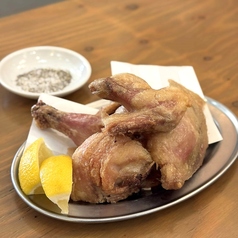 四日仕込み一夜干しひな鶏の半身揚げ1/2