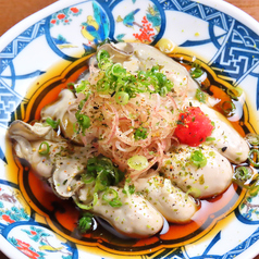 能登牡蠣湯引きポン酢