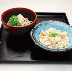 《温/冷》蕎麦と選べるご飯セット