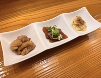 日本酒に合う日替わりつきだしをご用意！