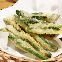 アスパラビール揚げ