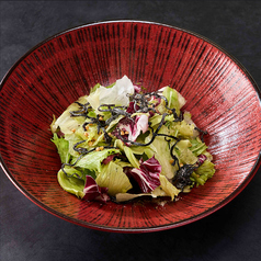 葉野菜の和えまぜ