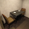 2人用テーブル席。
