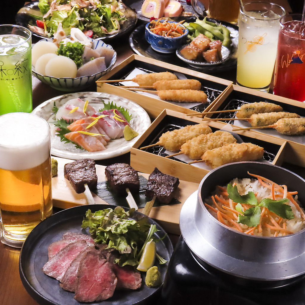 2時間～エンドレスまでの団体様でも楽しめるコースが充実