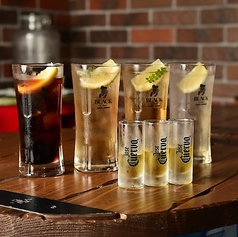 定番カクテル充実