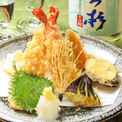 天ぷらの盛り合わせ